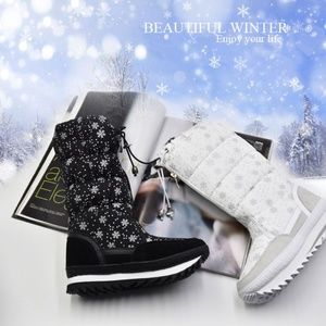 Brand new super comfy snow boots calf depth.